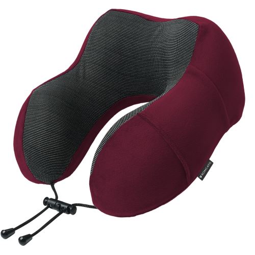 Roncato ergonomický vankúšik za krk vínová