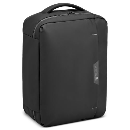 Roncato batoh do lietadla Ryanair / Wizz Air / Vueling s vreckom na notebook WANDERLINE čierna 40x30x20 cm